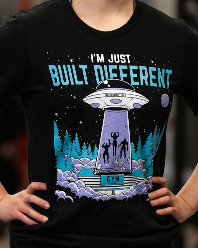 I'm Just Built Different Tee │Ready-to-Ship – No Restrictions Apparel