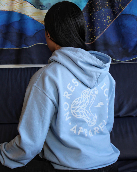 Baby Blue Reborn Hoodie | Made-to-Order - No Restrictions Apparel