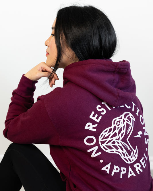 Maroon Reborn Hoodie | Made-to-Order - No Restrictions Apparel